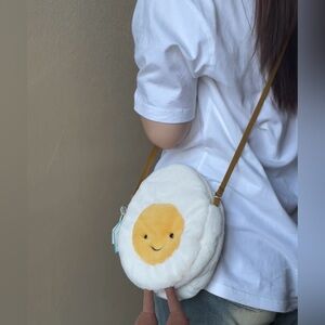 Jellycat Amuseables Happy Boiled Egg Bag Brand New with Tags (BNWT)